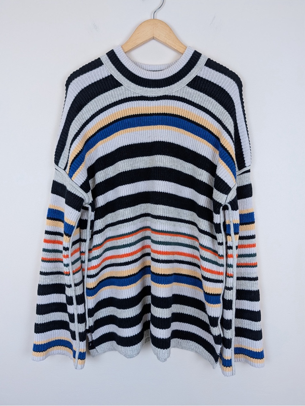 Free People We The Free Sunny Stripe Pullover Sweater - Picture 2 of 8